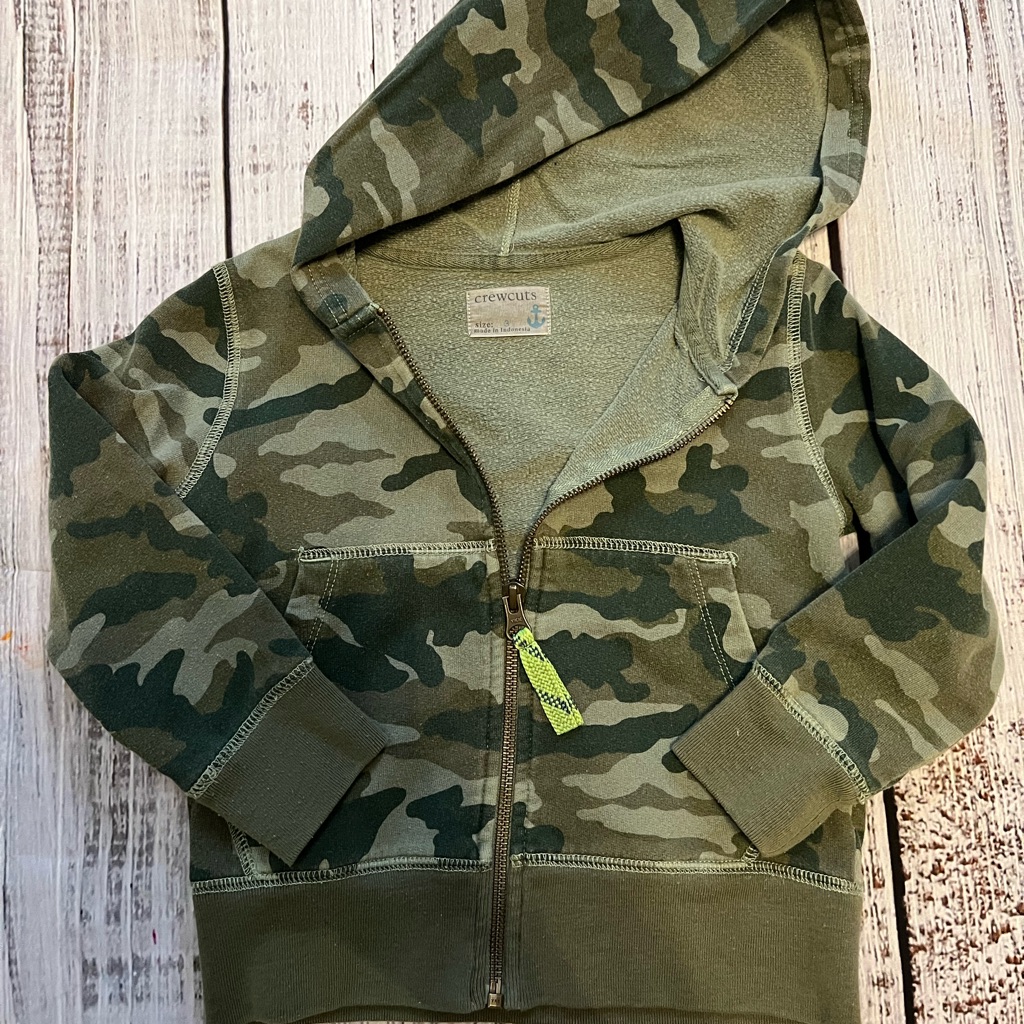 J Crew Cuts Zipper Hoodie Sweater